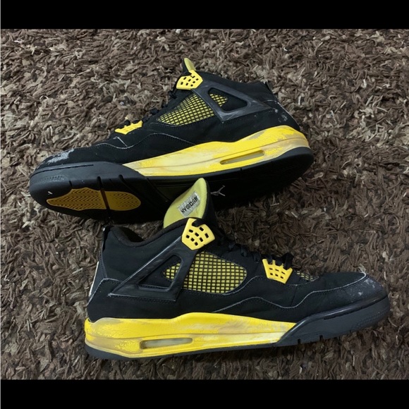 Air Jordan 4 yellow thunder - Picture 6 of 9